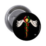 The Caduceus buttons