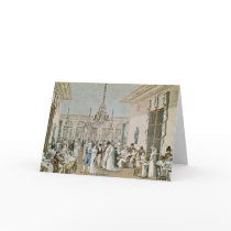 The Cafe Frascati in 1807 Greeting Cards
