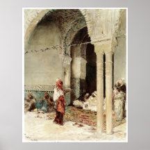 The Cafe of the Swallows, 1868 Poster