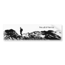 The call of the mountain bumper sticker
