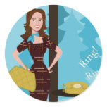 The Call Round Sticker