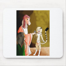The Camel and the Cheetah Mouse Pad