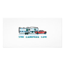 The Campers Life Custom Photo Card