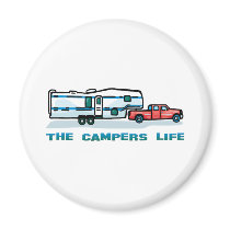 The Campers Life Fridge Magnets
