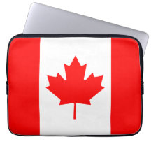 The Canadian Flag - Canada Souvenir Laptop Sleeve