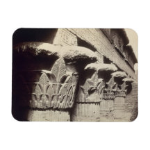 The Capitals of the Portico, Temple of Khnum, Esna Rectangle Magnets