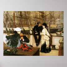 The Captain And The Mate ~ James Tissot ~ Fine Art Posters