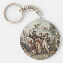 The Capture of Blackbeard Keychain
