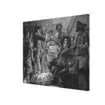 The Capture of Wolfe Tone in 1798 Canvas Prints