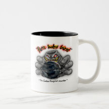 The Carbon Footprint Monster - Burn Baby Burn Coffee Mug