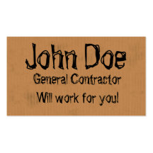 The Card Board Box Business Cards
