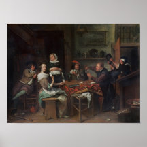 The Card Players Poster