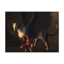 "The Cardinal" Postcard