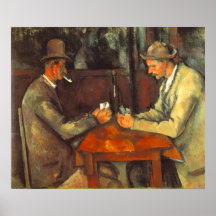 The Cardplayers Canvas Print