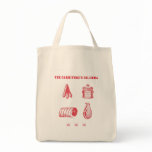The Carnivore's Dilemma Tote Canvas Bags