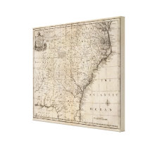 The Carolinas and Georgia Gallery Wrap Canvas