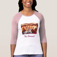 'The Carousel' Ladies' 3/4 Sleeve Raglan T-shirt