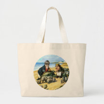 The Carpenter and the Walrus Consider Oysters Tote Bag