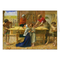 The Carpenter's Shop by John Everett Millais Cards