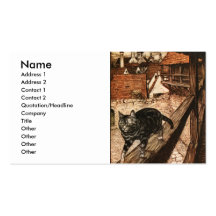 The Cat and Mouse in Partnership Business Cards