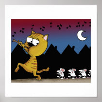 The Cat and the Rats Poster