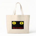 The cat knows. bags