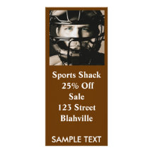The Catcher Customized Rack Card