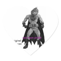 the catman can heart stickers