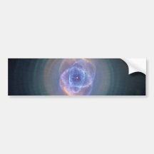 The Cat's Eye Nebula Dying Star Gas and Dust Bumper Sticker