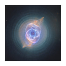 The Cat's Eye Nebula Dying Star Gas and Dust Canvas Print