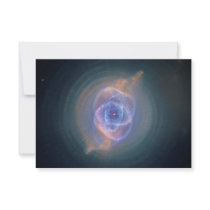 The Cat's Eye Nebula Dying Star Gas and Dust Invite