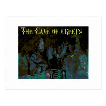THE CAVE OF CREEPS POSTCARD
