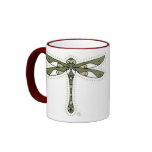 The Celtic Dragonfly mugs
