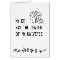 The centre of my universe - card