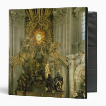 The chair of St. Peter, 1665 Vinyl Binder