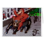 The Champion of Wall Street Greeting Card