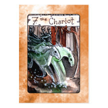 The Chariot Tarot Card Business Card