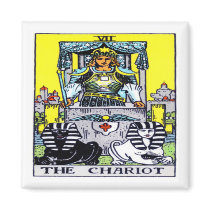 The Chariot Tarot Refrigerator Magnet