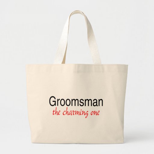 The Charming One (Groomsman) Canvas Bag