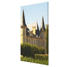 The Chateau Baron Pichon Longueville in Gallery Wrapped Canvas