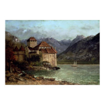 The Chateau de Chillon, 1875 posters