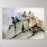 The Chateau of Vianden, 1871 Poster