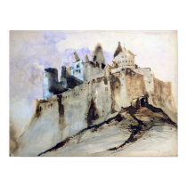 The Chateau of Vianden, 1871 posters