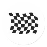 The Checkered Flag Sticker