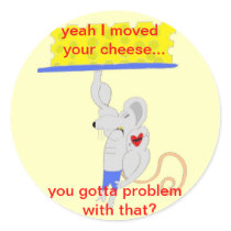 The Cheese Mover products Sticker