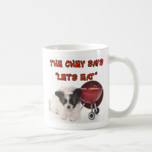 THE CHEF SAYS LETS EAT COFFEE MUGS