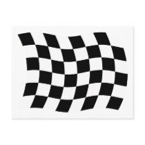 The Chequered Flag Postcard