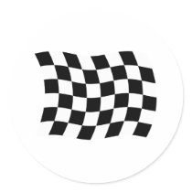 The Chequered Flag Sticker