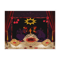 The cherry dance post card