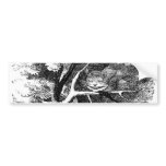 The cheshire cat bumper sticker